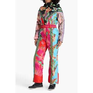 Farm Rio Mixed Scarves Ski Jumpsuit in Multicolor